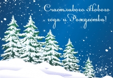 С Новым годом  и Рождеством Христовым!